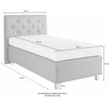 Westfalia Schlafkomfort Boxspringbett, in diversen Ausführungen