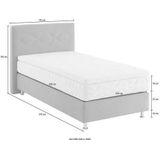 Westfalia Schlafkomfort Boxspringbett, wahlweise mit Topper