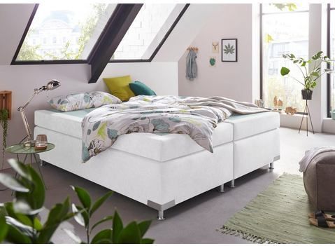 Westfalia Schlafkomfort Boxspringbett "Holland", ohne Kopfteil, frei im Raum stellbar