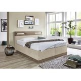 Westfalia Schlafkomfort Boxspringbett, mit LED-Beleuchtung