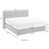 Westfalia Schlafkomfort Boxspringbett, wahlweise mit Topper