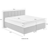 Westfalia Schlafkomfort Boxspringbett, wahlweise mit Bettkasten und Topper