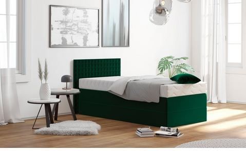 Westfalia Schlafkomfort Boxspringbett, mit Zierkissen, wahlweise mit Topper