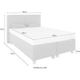 Westfalia Schlafkomfort Boxspringbett, mit Zierkissen