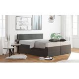 Westfalia Schlafkomfort Boxspringbett, mit Zierkissen, wahlweise mit Topper