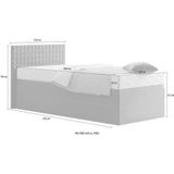 Westfalia Schlafkomfort Boxspringbett, mit Zierkissen, wahlweise mit Topper