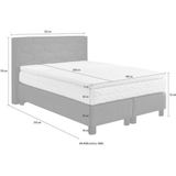 Westfalia Schlafkomfort Boxspringbett, wahlweise mit Topper
