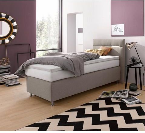 Westfalia Schlafkomfort Boxspringbett, wahlweise mit LED-Beleuchtung