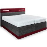 Westfalia Schlafkomfort Boxspringbett, mit LED-Beleuchtung