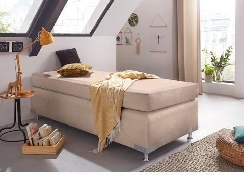 Westfalia Schlafkomfort Boxspringbett "Holland", ohne Kopfteil, frei im Raum stellbar