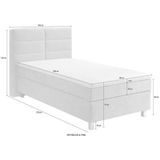 Westfalia Schlafkomfort Boxspringbett, wahlweise mit Kaltschaum-Topper, 2 Matratzenqualitäten