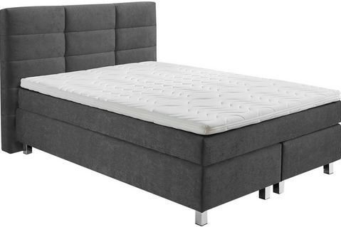 Westfalia Schlafkomfort Boxspringbett, wahlweise mit Kaltschaum-Topper, 2 Matratzenqualitäten