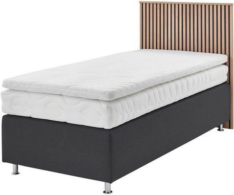 Westfalia Schlafkomfort Boxspringbett "Quercus", wahlweise mit LED-Beluchtung, 3 Matratzenarten zur Auswahl