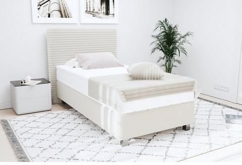 Westfalia Schlafkomfort Boxspringbett "Sven", inkl. Zierkissen, wahlweise mit und ohne Kaltschaum-Topper