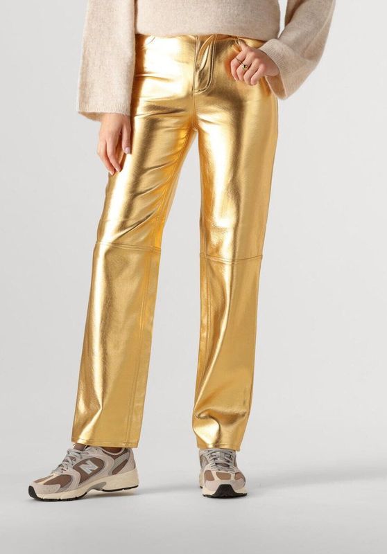 Edited - Oona Trousers - Pofbroek - Goud - Polyester