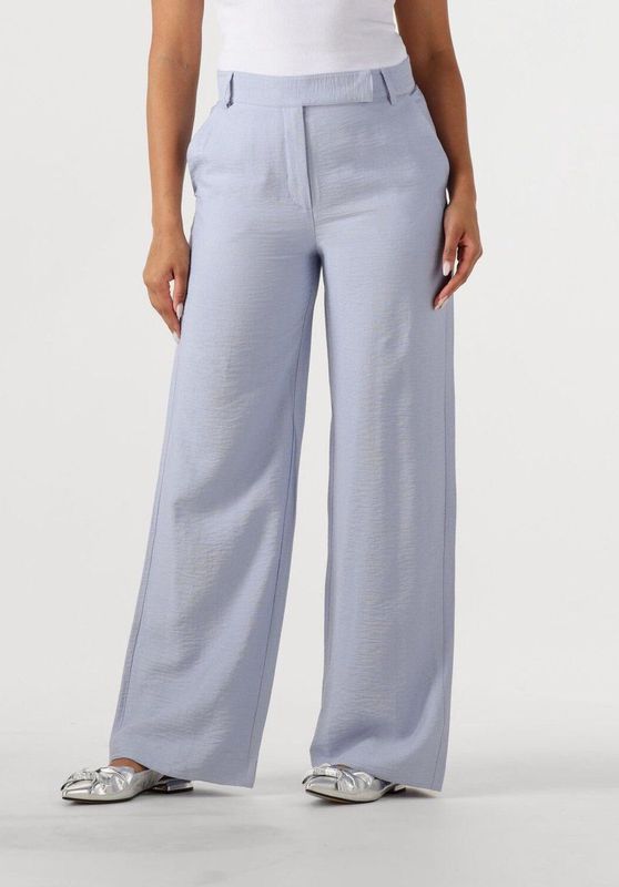 EDITED Amou Trousers Broeken Dames - Lichtblauw - Maat 36