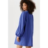 EDITED Frances Dress Dames - Jurk - Blauw - Maat 34