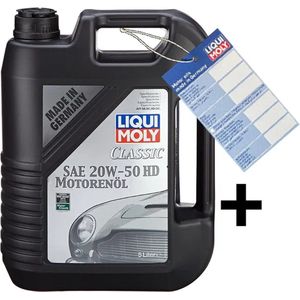 Classic Motoroil - HD - Jerrycan - 5 Liter - Mineraal Olie