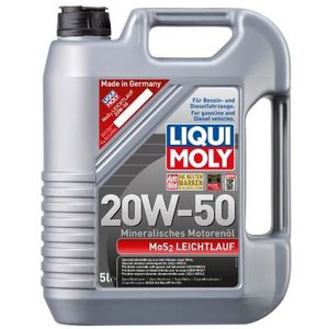 Liqui Moly - Mos2 Lage-Viscositeit Motorolie - 20W50 - Mineraal - 5L