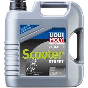 Liqui Moly - 2T Basic Scooter Street - Motorolie - 1 Liter - Lage Wrijving