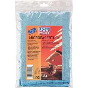 Liqui Moly - Microvezeldoek - Blauw - Wasbaar tot 95°C - 1 Stuk