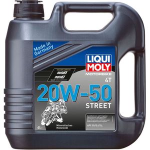 Liqui Moly Motorbike 4T 20W-50 Street - 4L Motorolie - Hoogwaardige Kwaliteit