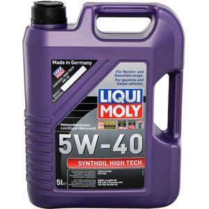 Liqui Moly - Synthoil High Tech 5W40 A3 - Motorolie - 5L - Volsynthetisch