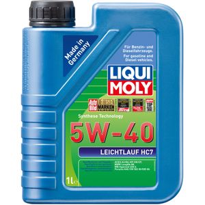 Liqui Moly - Leichtlauf HC7 5W40 - MotorOlie - 1L - Synthetisch