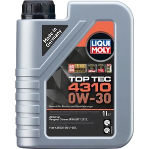 Liqui Moly 0W30 Top Tec 4310 Motorolie 2361 (1L) C2 B71.2312 9.55535-DS1 9.55535-GS1
