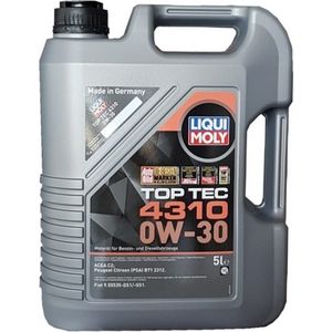 Motorolie - Hypermoderne Asarme Lichtloop - Gedeeltelijk Synthetisch - Voor Benzine en Diesel