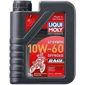 Liqui Moly - Motorbike 4T Synth 10W-60 - 1 ltr - Volsynthetische Motorolie
