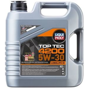 LIQUI MOLY - Top Tec 3715 - Motorolie - 4 Liter - Viscositeit SAE 5W-30