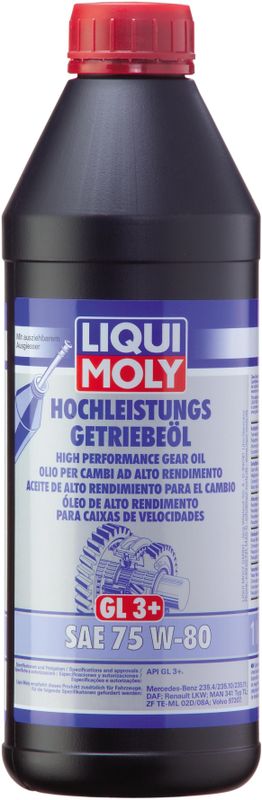 Liqui Moly - GL3+ SAE 75W-80 - Versnellingsbakolie - 1L