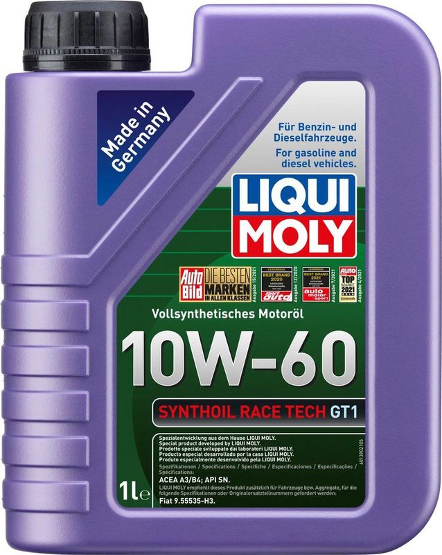 Liqui Moly - GT1 Motorolie - Synthetisch - 10W60 - 1L