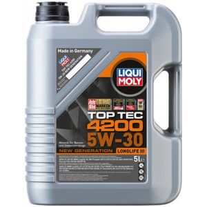 Liqui Moly - Top Tec 4200 - Motorolie - 5W30 - 5L - Lage Wrijving