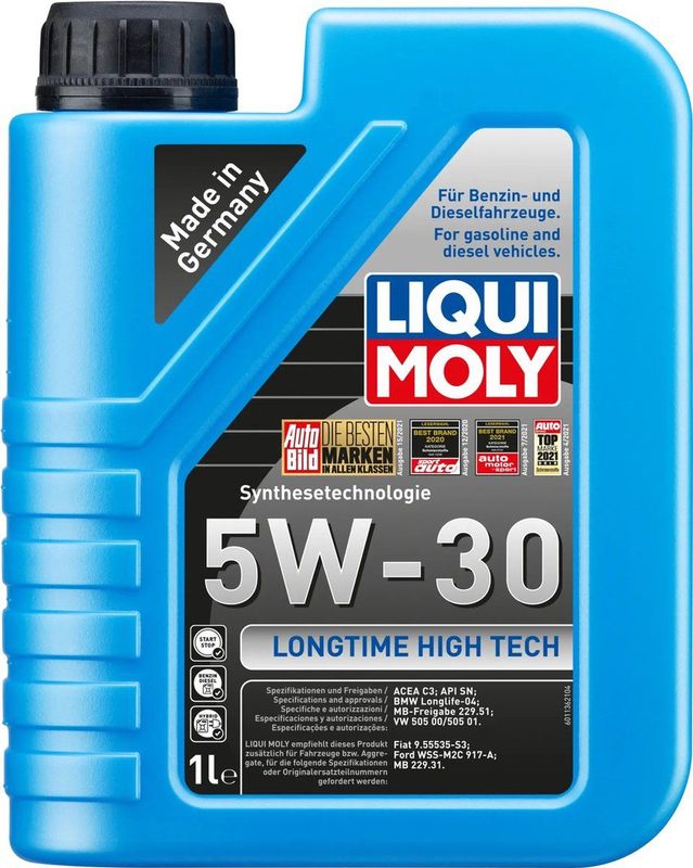 Liqui Moly - 5W30 Longtime High Tech - Motorolie - 1L - Synthetisch