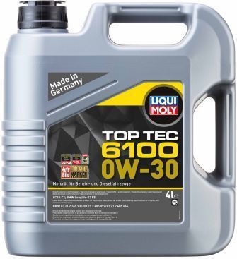 Liqui Moly - Top Tec 6100 - Motorolie - 0W30 - 4L