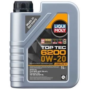 LIQUI MOLY - Top Tec 6200 - Motorolie - 0W-20 - 1 liter