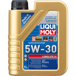 Liqui Moly 5W30 Longlife III Synthetisch Motorolie 20820 (1L) Longlife-04 VW50400/50700 C3 MB 229.51 2222213480880