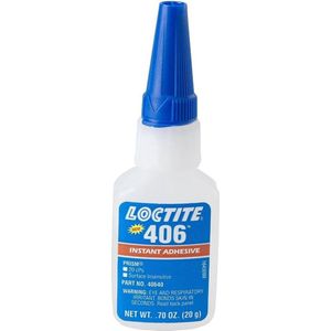 Loctite 406 ca adhesive - snellijm - kunststoffen en rubber 20gr