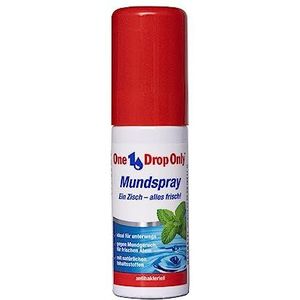 One Drop Only® antibacteriële mondspray - mondspray met natuurlijke ingrediënten voor een frisse adem (1 x 15 ml)
