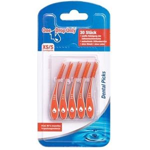 30 stuks One Drop Only gebogen tandplak picks (tandenstokken)