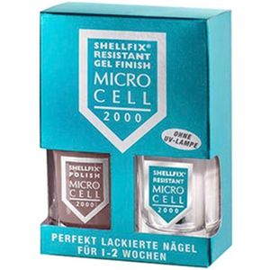 Micro Cell Verzorging Nagelverzorging Shellfix Resistant Gel Finish No. F2 Light Brown 11 ml (€ 2.193,64 / 1 l)