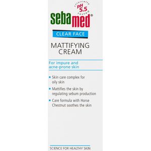 Sebamed - Clear Face Mattifying Face Cream - Gezichtscrème - 50 ml - Huidverzorging