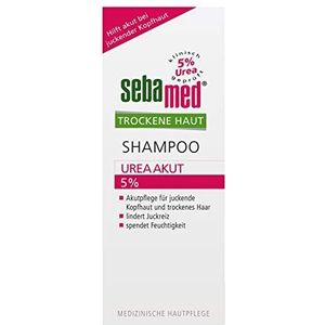 SEBAMED Shampoo ureum acute 5%, verlicht merkbaar jeuk bij droge hoofdhuid en helpt de natuurlijke vochtbalans van huid en haar te herstellen, 200 ml