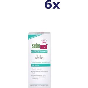 6x Seba Med Relief Lotion 5% Urea 200ml
