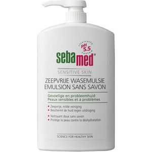 Sebamed Zeepvrij Wasemulsie Pomp - 6x1000ml - Voordeelverpakking