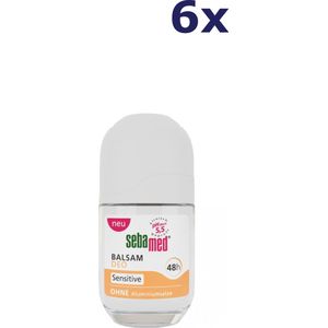 6x Sebamed Deo Roll-On Balsam Sensitive 50ml