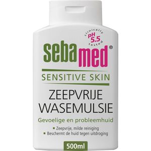 Sebamed - Zeepvrije Wasemulsie - Douchemiddel - 500 ml - Beschermt tegen uitdroging