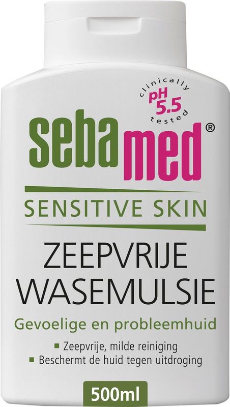 Sebamed - Zeepvrije Wasemulsie - Douchemiddel - 500 ml - Beschermt tegen uitdroging